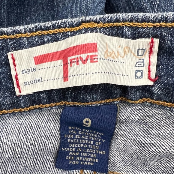 T Five Straight Leg Jeans Sz: 5 - Picture 11 of 14